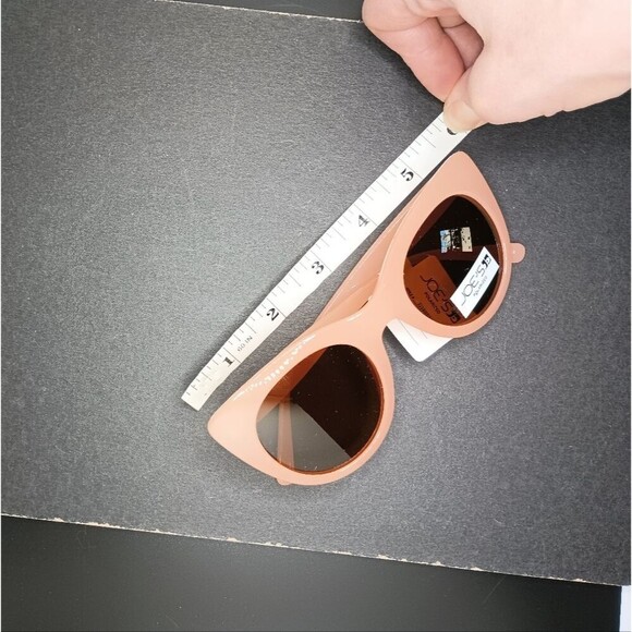 JOE'S jeans blush cat eye polarized sunglasses with case - Picture 7 of 13